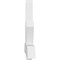 Ekena Millwork Kennewick Architectural Grade PVC Gable Bracket, 96"W x 32"H x 4"D x 6"F, 8/12 Pitch GBP096X32X0406KEN00 - alternate 4